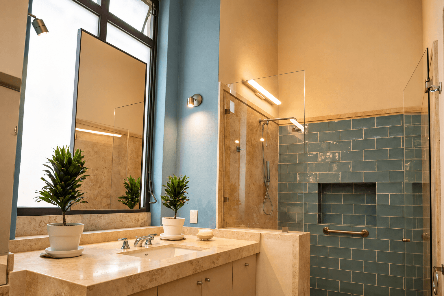Casa Colibri — Centro, San Miguel de Allende — photo 10 — spa-inspired ensuite with abundant natural light