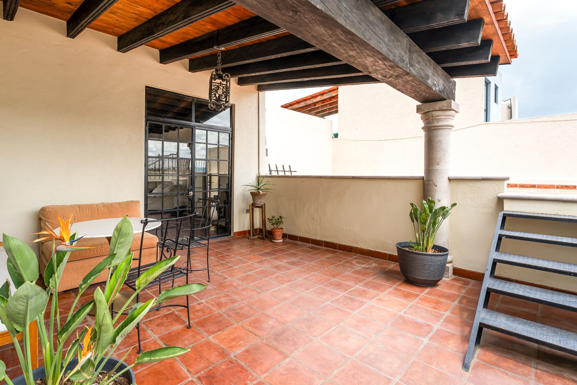 Casa Sombremesa — Las Brisas, San Miguel de Allende — photo 14 — sun-drenched rooftop terrace, authentic charm