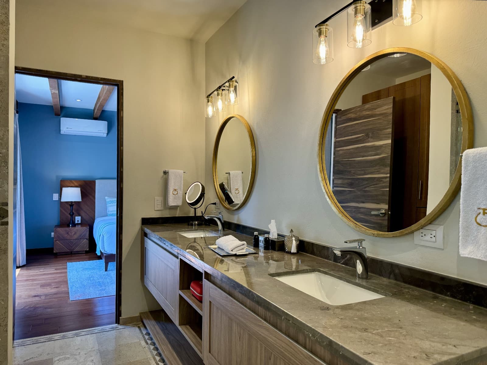 Quinta Tenerías (Units 2, 4 & 5) — Centro, San Miguel de Allende — photo 10 — sophisticated spa-inspired primary bath