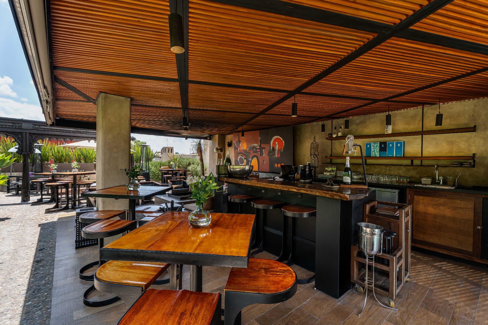 Casa No Name — Centro, San Miguel de Allende — photo 29 — sophisticated rooftop bar with panoramic views