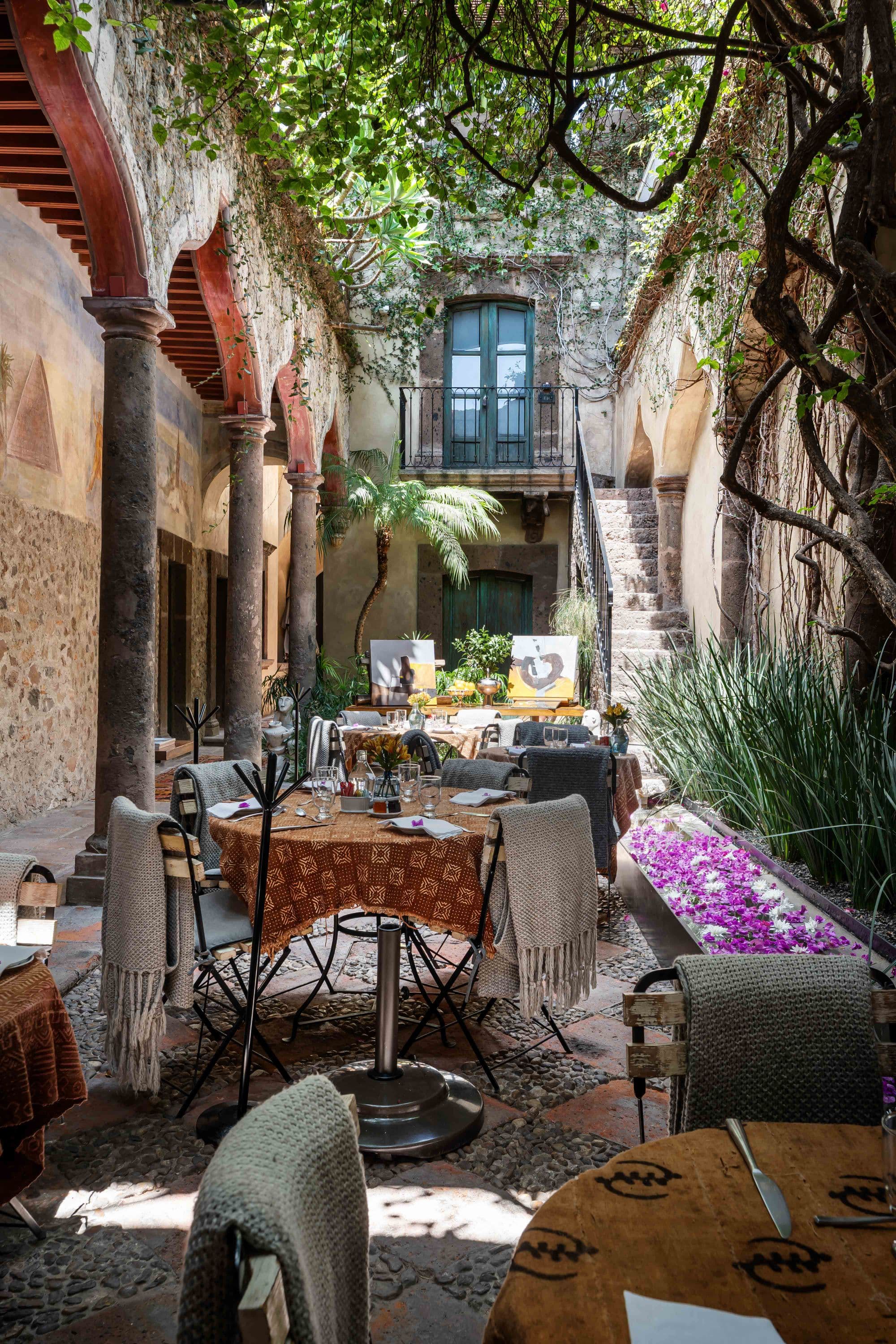 Casa No Name — Centro, San Miguel de Allende — photo 7 — enchanting colonial courtyard, vibrant alfresco dining