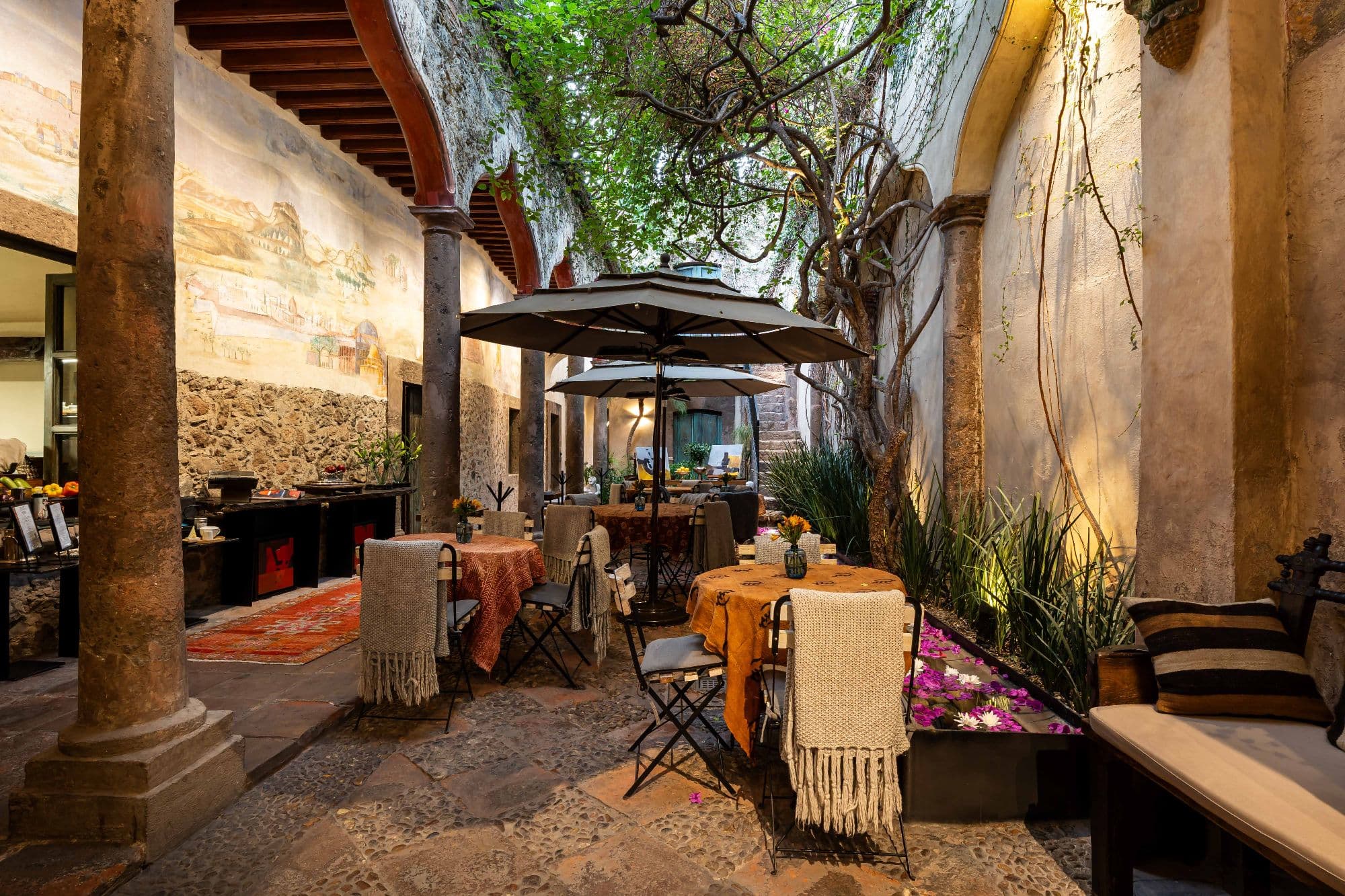 Casa No Name — Centro, San Miguel de Allende — photo 47 — enchanting colonial courtyard with mature shade
