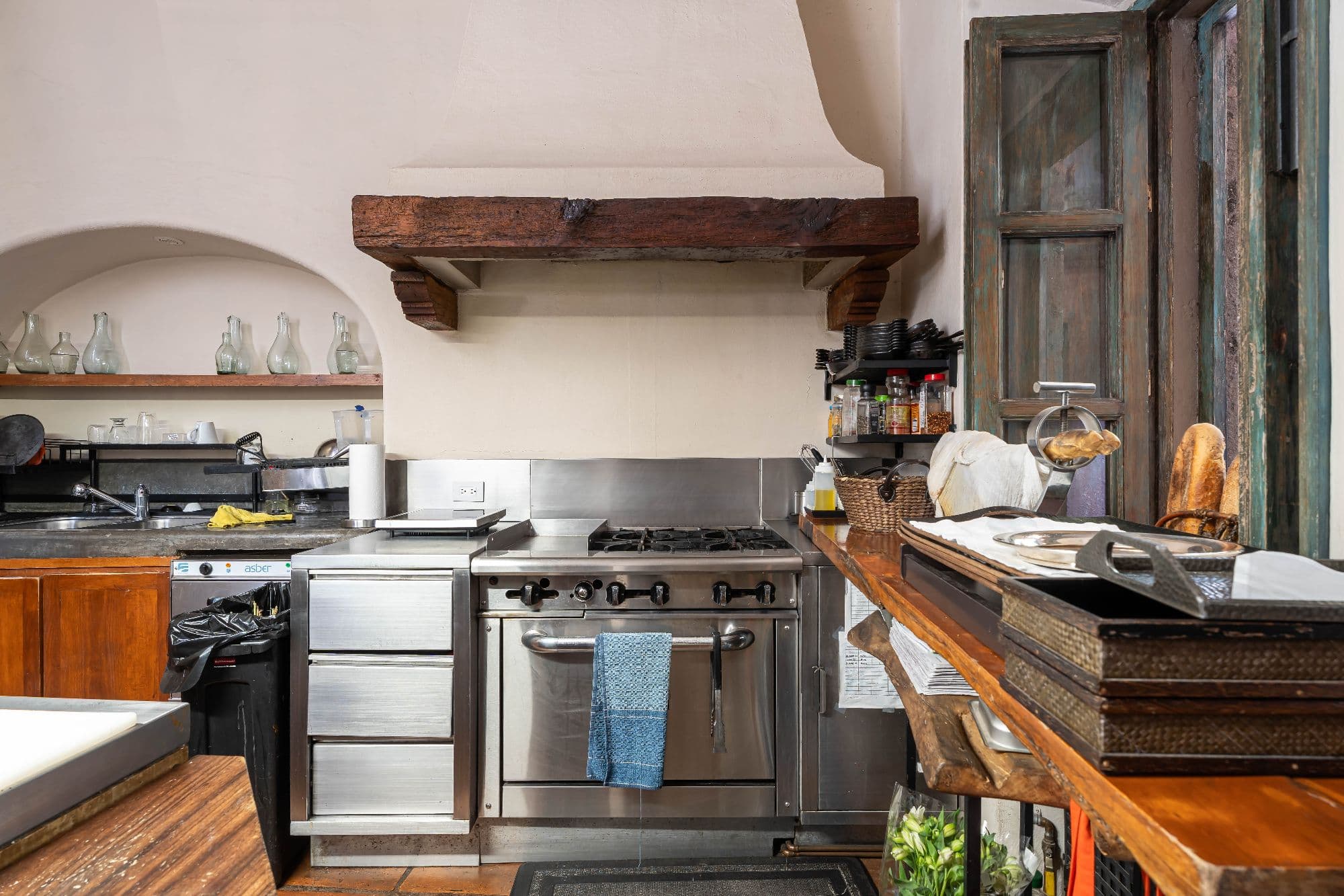 Casa No Name — Centro, San Miguel de Allende — photo 12 — charming traditional kitchen with rustic character