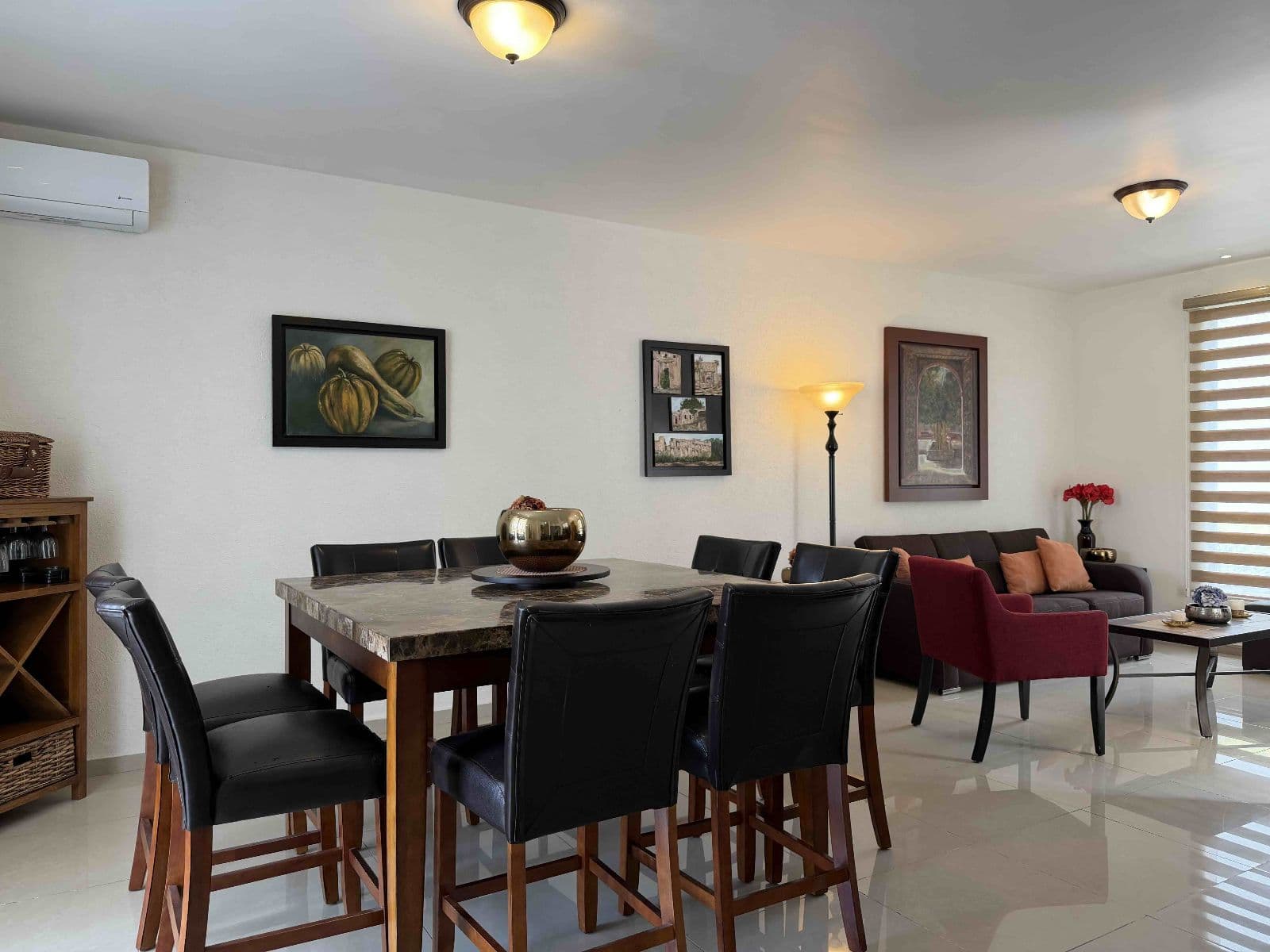 Casa Garzas — Las Brisas, San Miguel de Allende — photo 5 — elegant open-concept living and dining