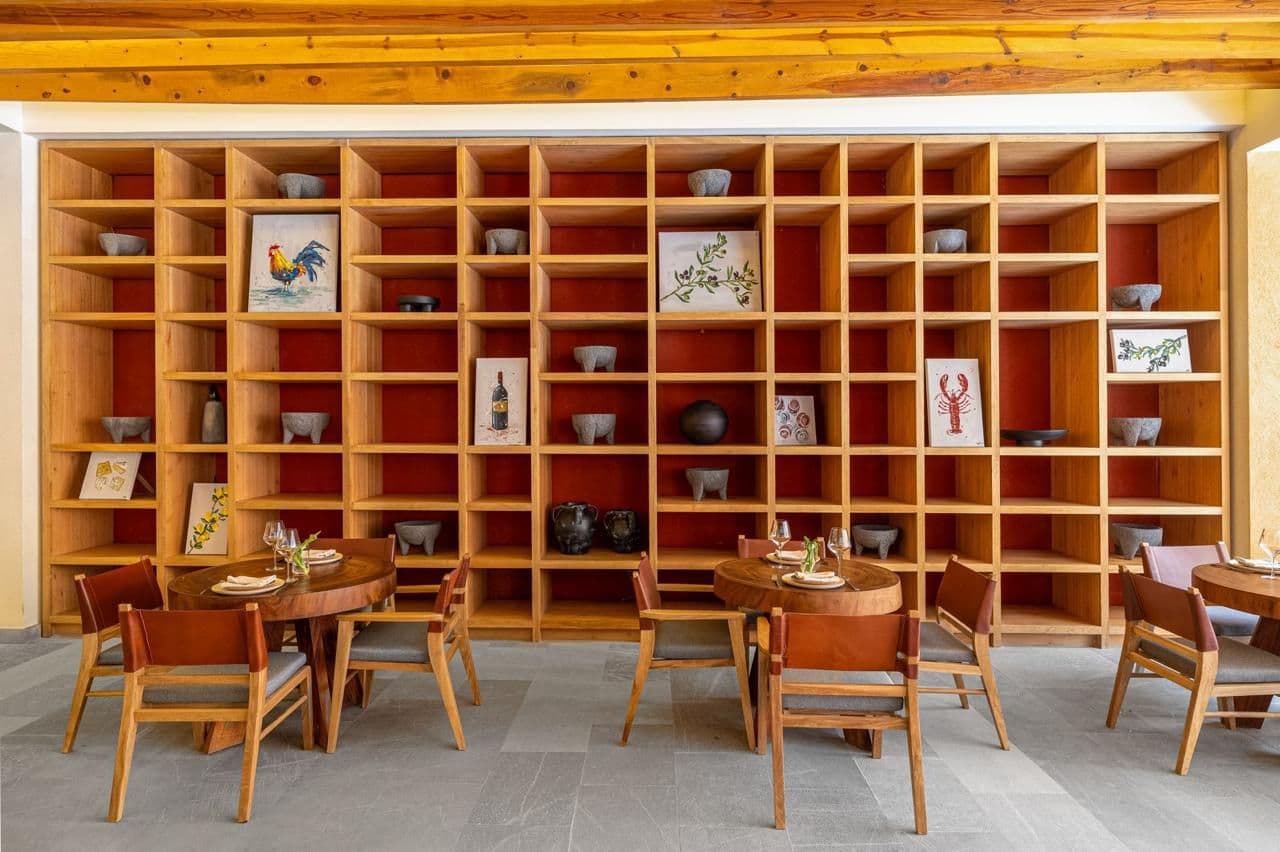 Clevia Apartment — Centro, San Miguel de Allende — photo 12 — curated artisan display, warm wood elegance