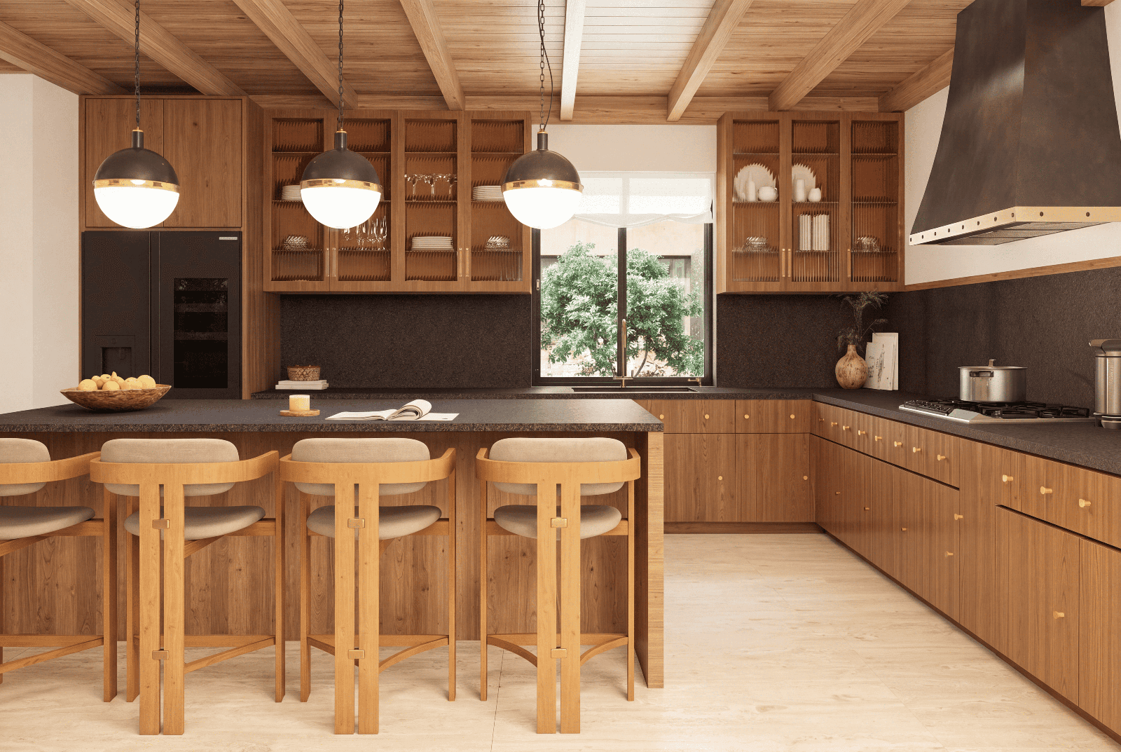 ORIZABA - Residencia 5 — San Antonio, San Miguel de Allende — photo 3 — warm wood luxury culinary sanctuary