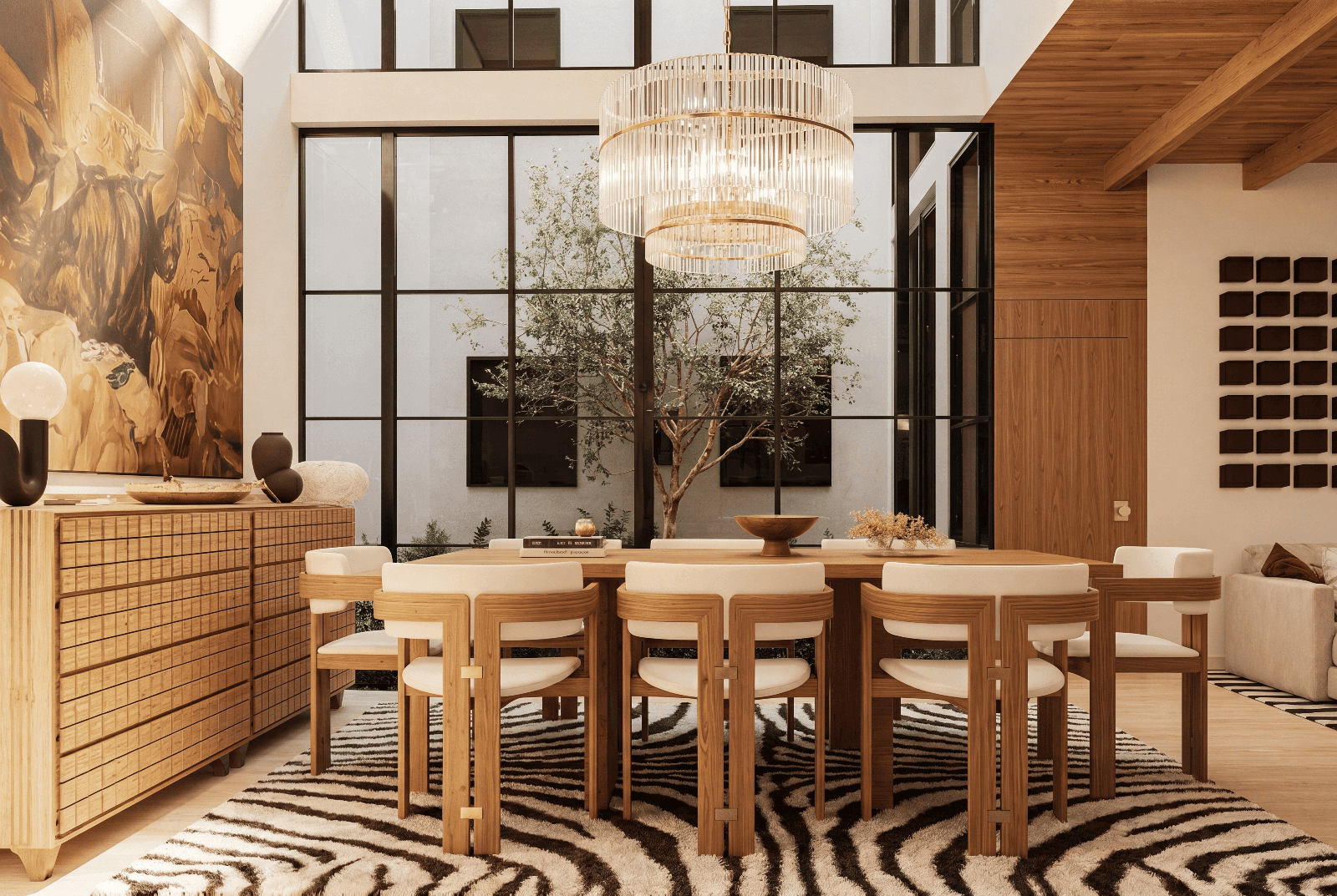 ORIZABA - Residencia 5 — San Antonio, San Miguel de Allende — photo 7 — sophisticated dining with sculptural natural light