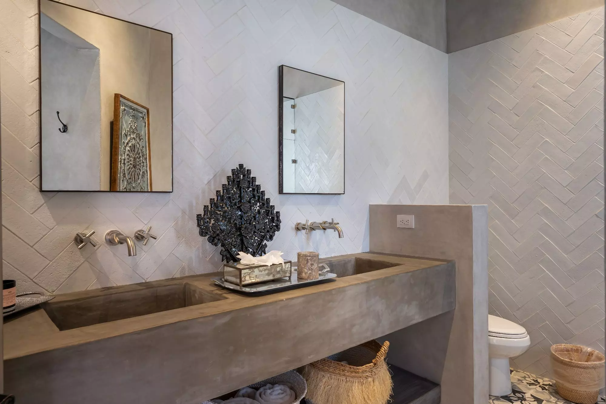 Casa Dos Casas — Guadiana, San Miguel de Allende — photo 34 — spa-inspired luxury bathroom sanctuary