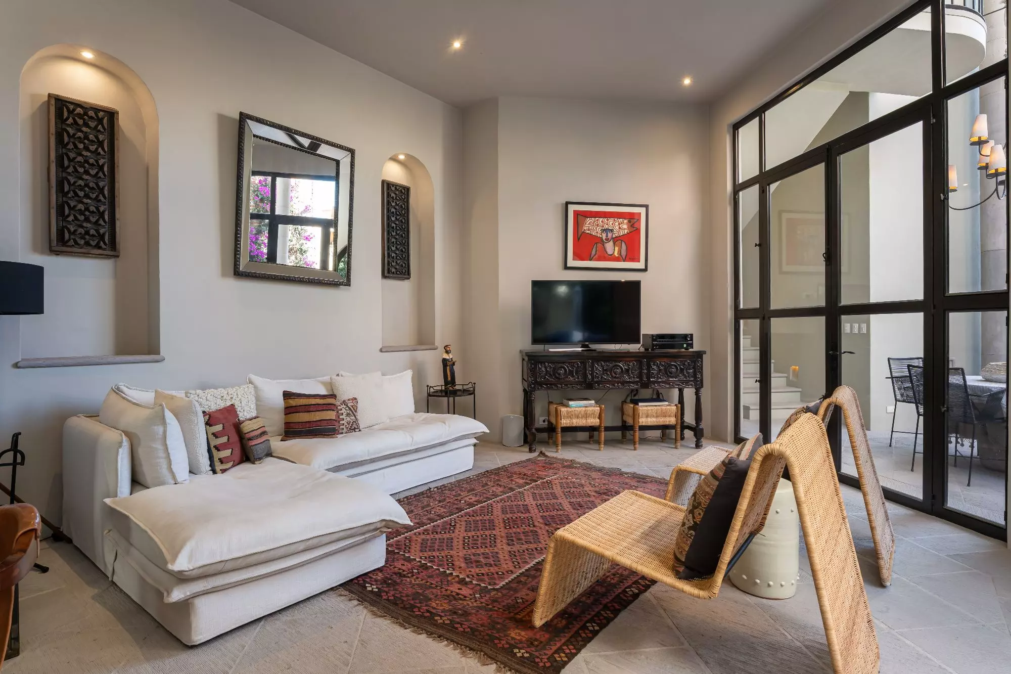 Casa Dos Casas — Guadiana, San Miguel de Allende — photo 31 — sophisticated living, moroccan-inspired elegance