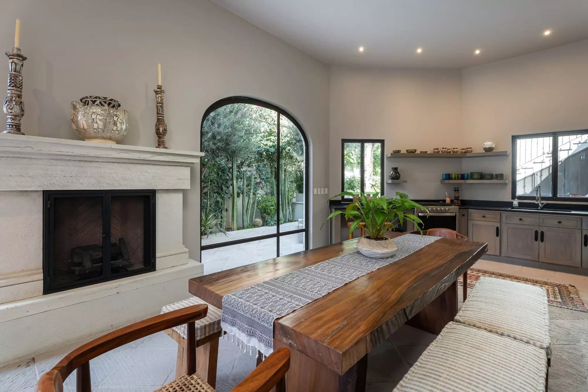 Casa Dos Casas — Guadiana, San Miguel de Allende — photo 29 — elegant entertaining space, garden views