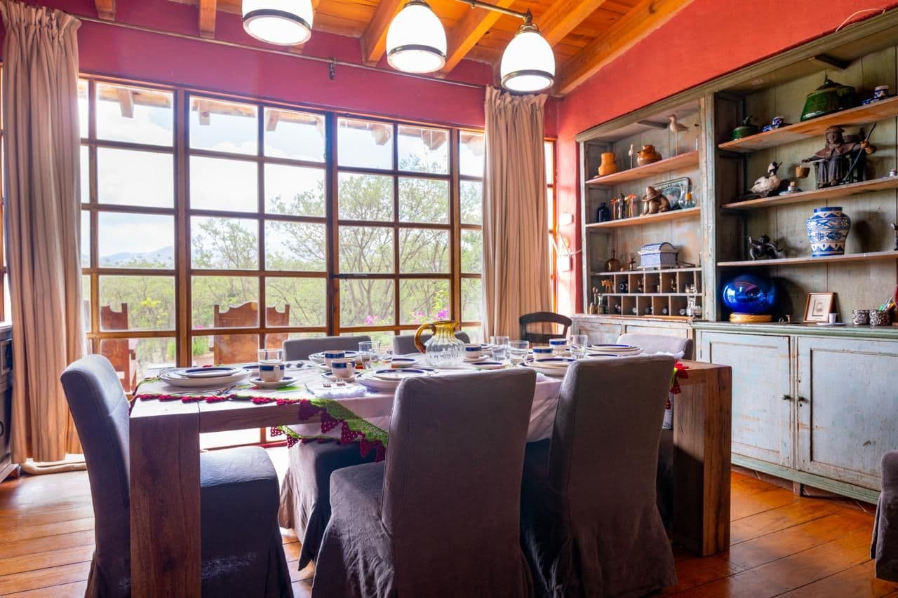 Campo Azul — San Miguel de Allende Centro, San Miguel de Allende — photo 2 — sophisticated dining with panoramic mountain views