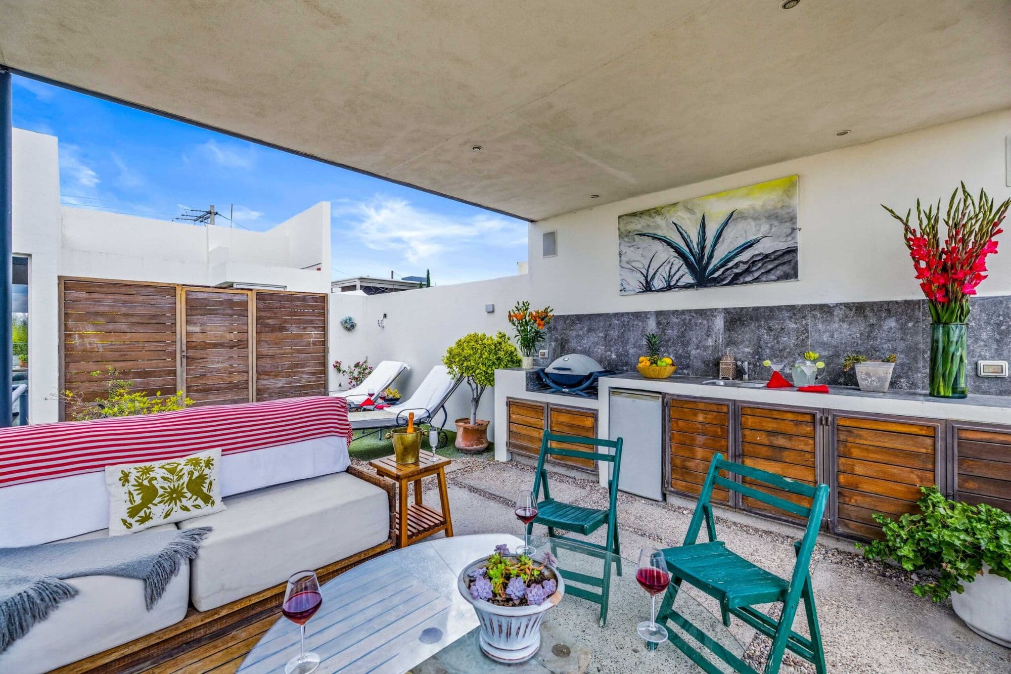 Casa Paraíso — El Paraiso, San Miguel de Allende — photo 20 — sophisticated outdoor entertaining sanctuary