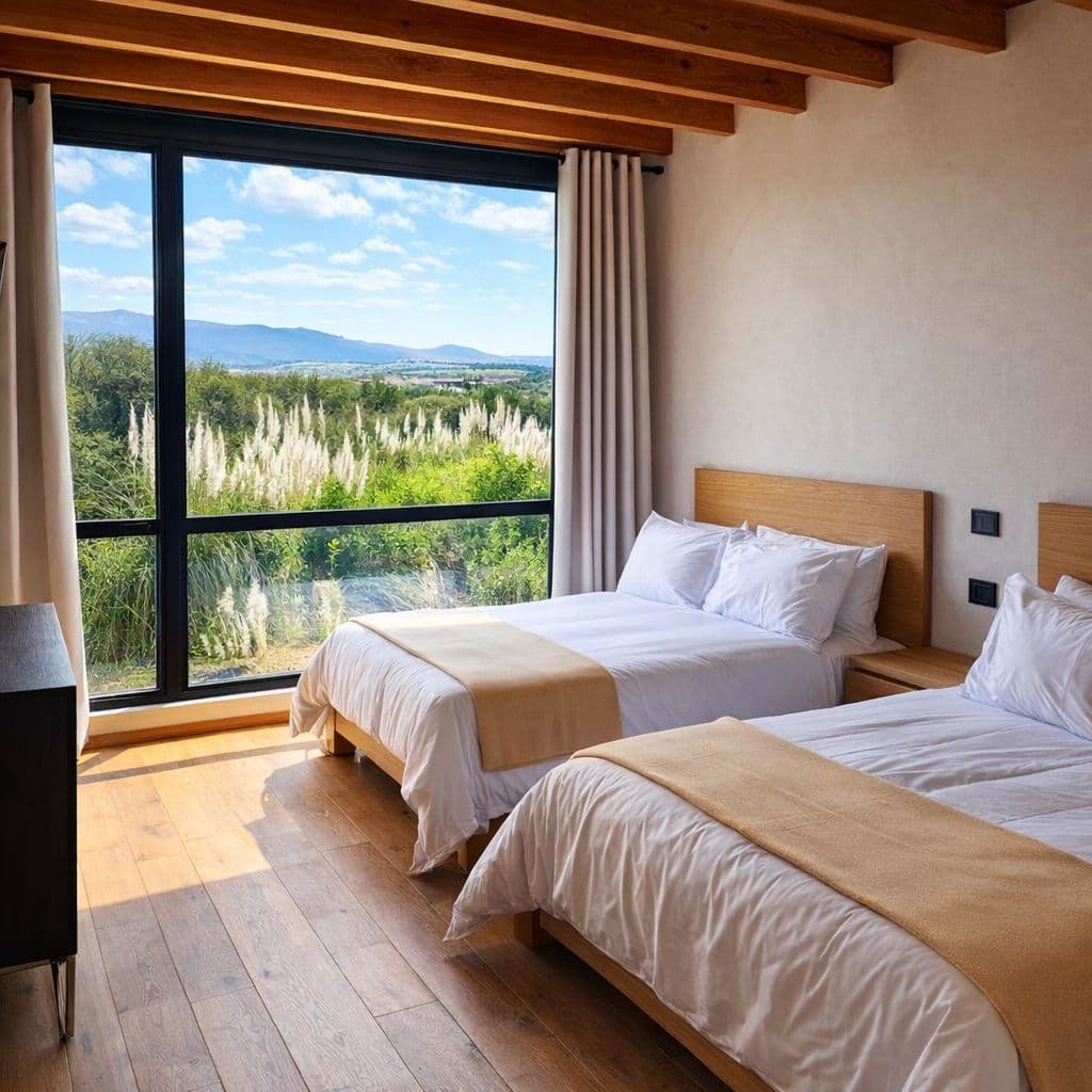 Modern Luxury Home with Casita & Pool in Los Senderos — Los Senderos, Valle de los, San Miguel de Allende — photo 35 — serene retreat overlooking verdant valley vistas