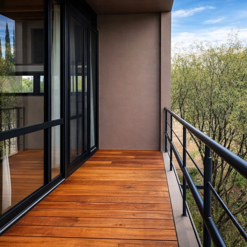 Modern Luxury Home with Casita & Pool in Los Senderos — Los Senderos, Valle de los, San Miguel de Allende — photo 16 — contemporary terrace with panoramic valley views