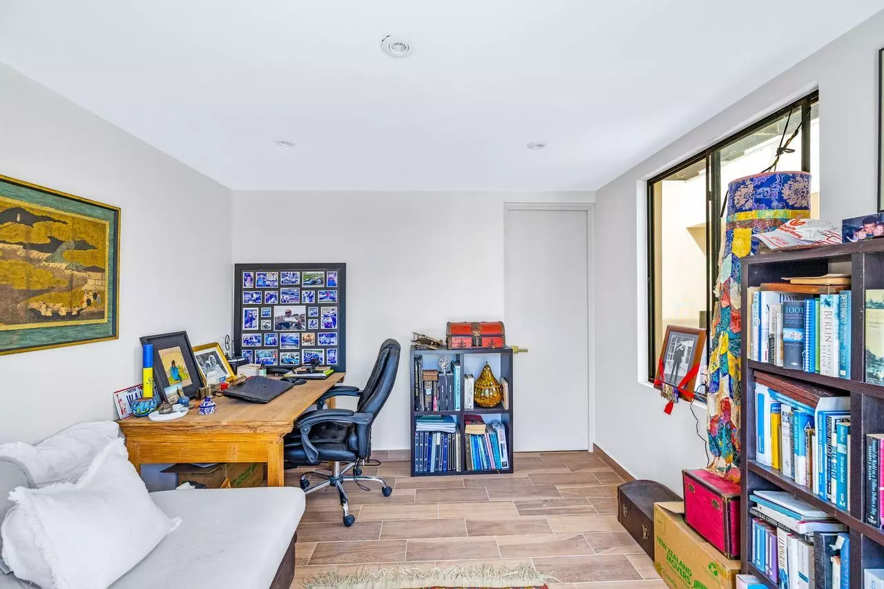 Casa Angel — La Lejona, San Miguel de Allende — photo 24 — sophisticated bedroom retreat with workspace elegance