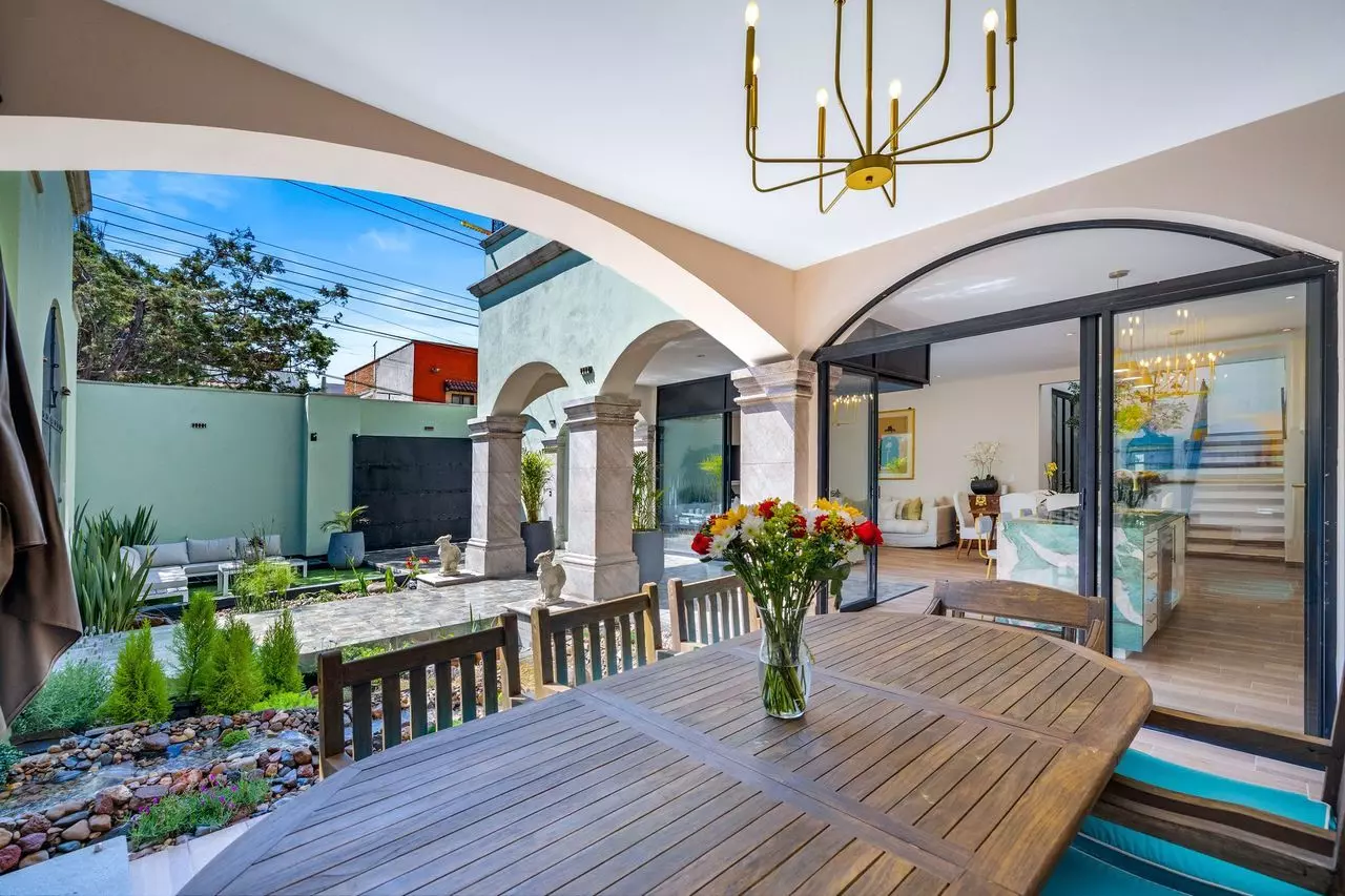 Casa Angel — La Lejona, San Miguel de Allende — photo 6 — sophisticated courtyard oasis, seamless indoor-outdoor living