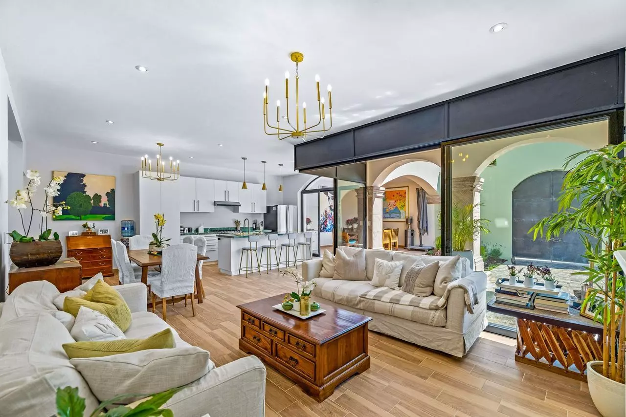Casa Angel — La Lejona, San Miguel de Allende — photo 11 — sophisticated open-plan living, seamless indoor-outdoor flow