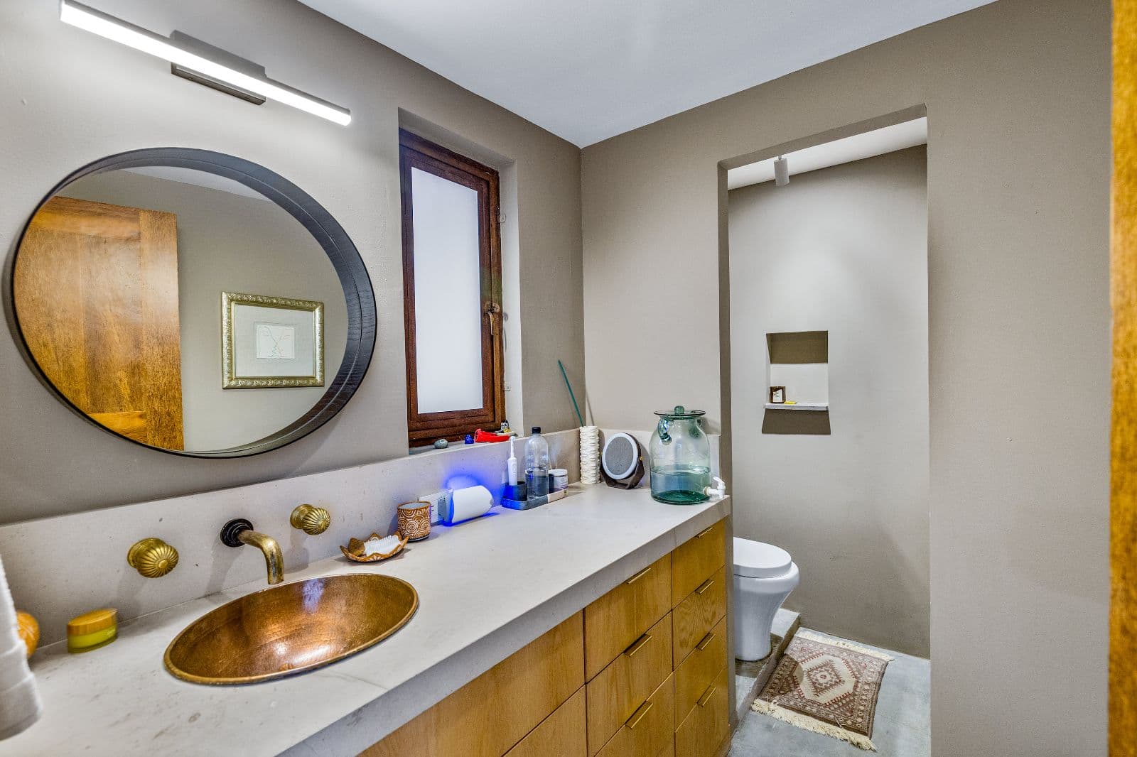 Casa Entresueño — Centro, San Miguel de Allende — photo 23 — elegant spa-inspired master bath retreat