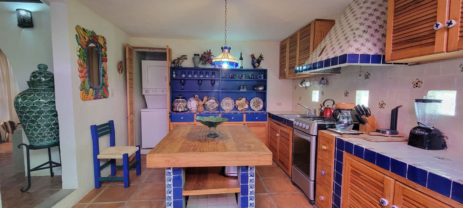 Casa Tucevich — El Obraje, San Miguel de Allende — photo 16 — charming traditional mexican kitchen, artfully appointed