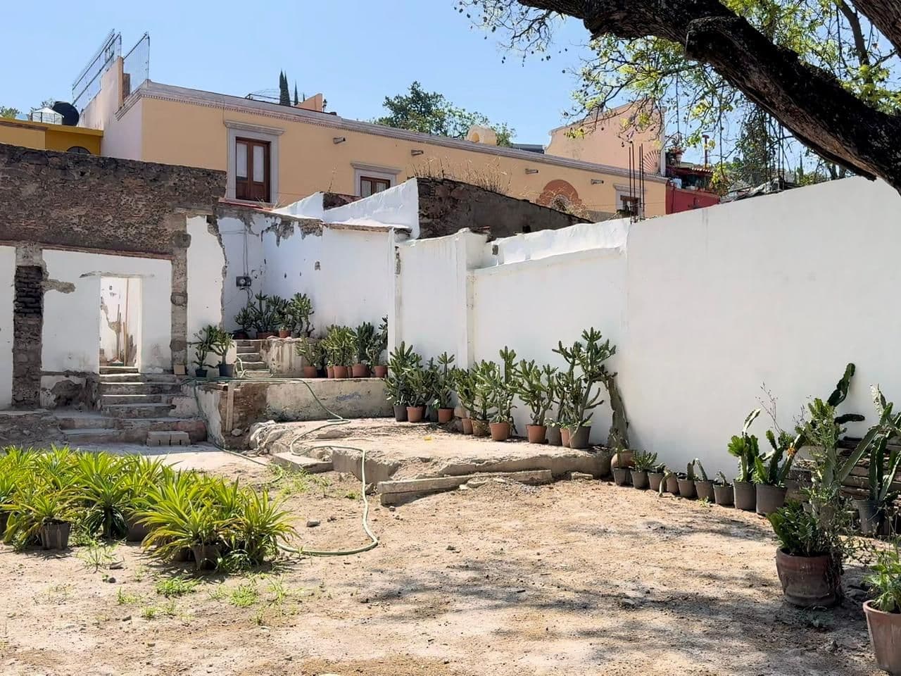 Barranca 67, A Rare Opportunity in Centro — Centro, San Miguel de Allende — photo 11 — charming courtyard awaits creative vision