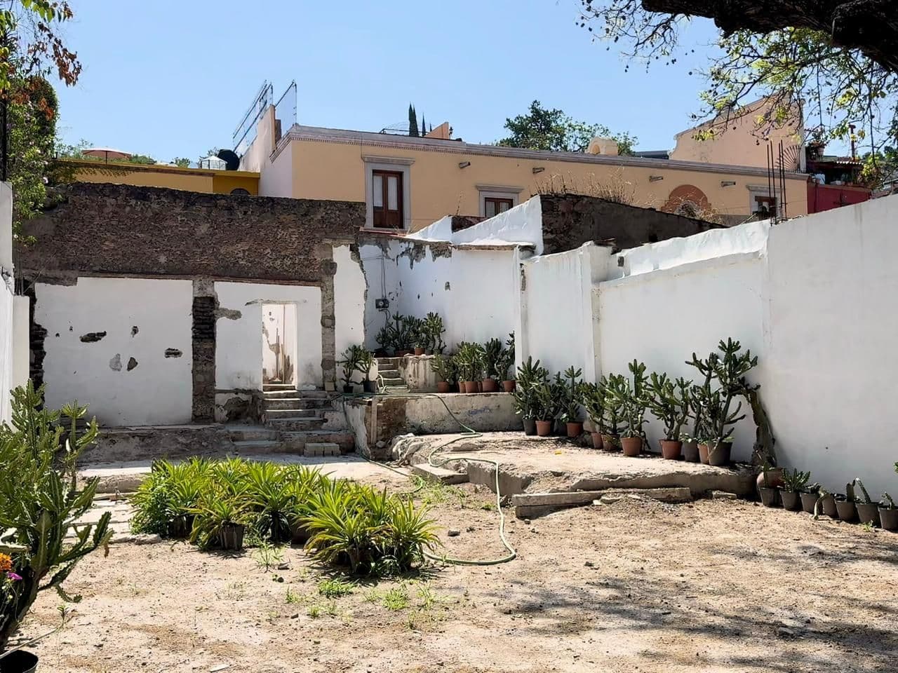 Barranca 67, A Rare Opportunity in Centro — Centro, San Miguel de Allende — photo 17 — charming courtyard awaits creative vision