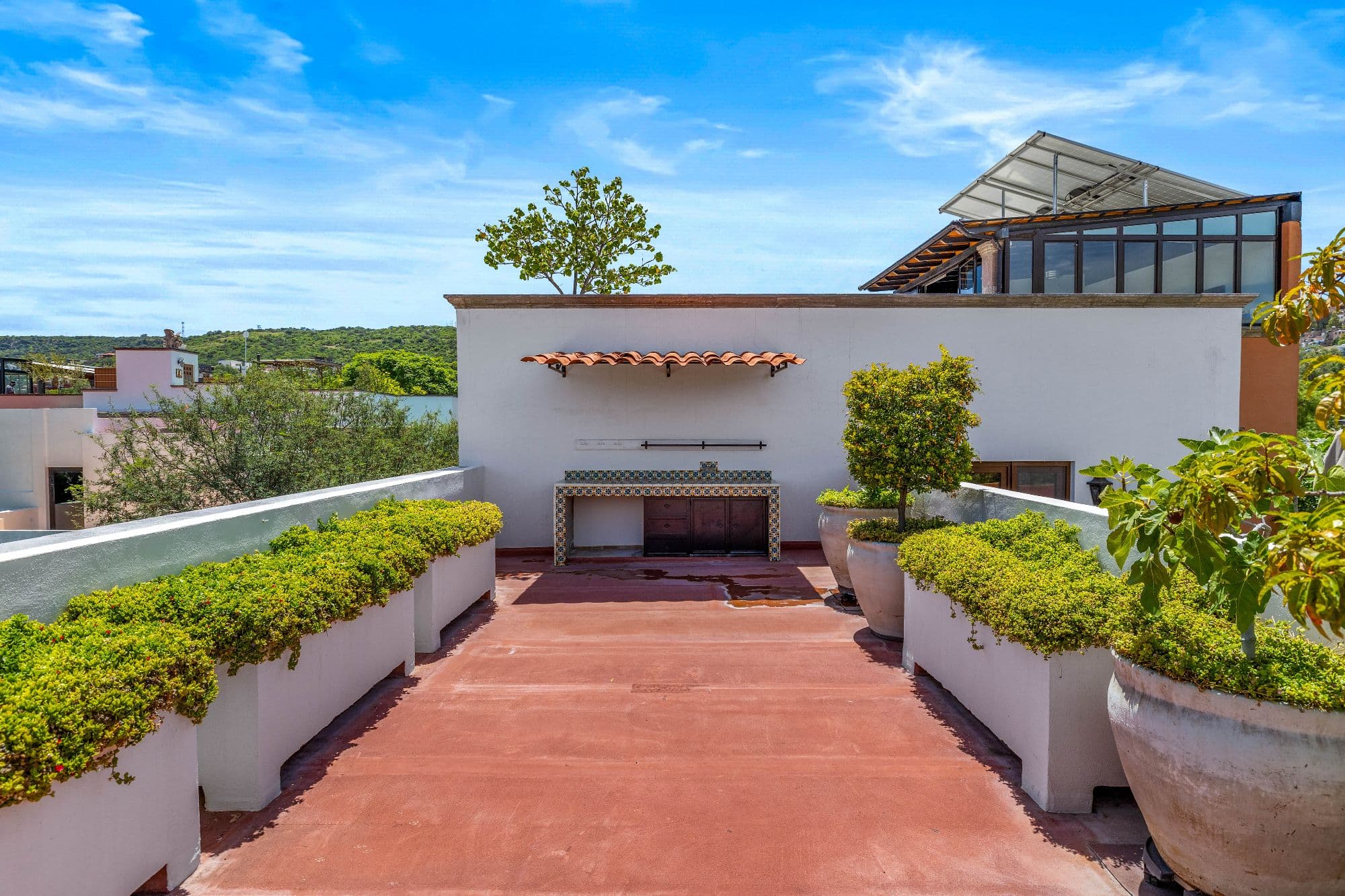 Casa de Gracias — Centro, San Miguel de Allende — photo 20 — serene rooftop terrace, panoramic countryside views