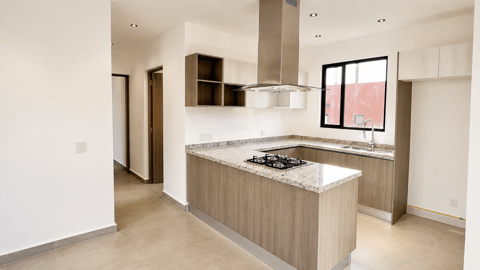 Penthouse Punta del Cielo — La Lejona, San Miguel de Allende — photo 16 — contemporary kitchen with radiant natural light