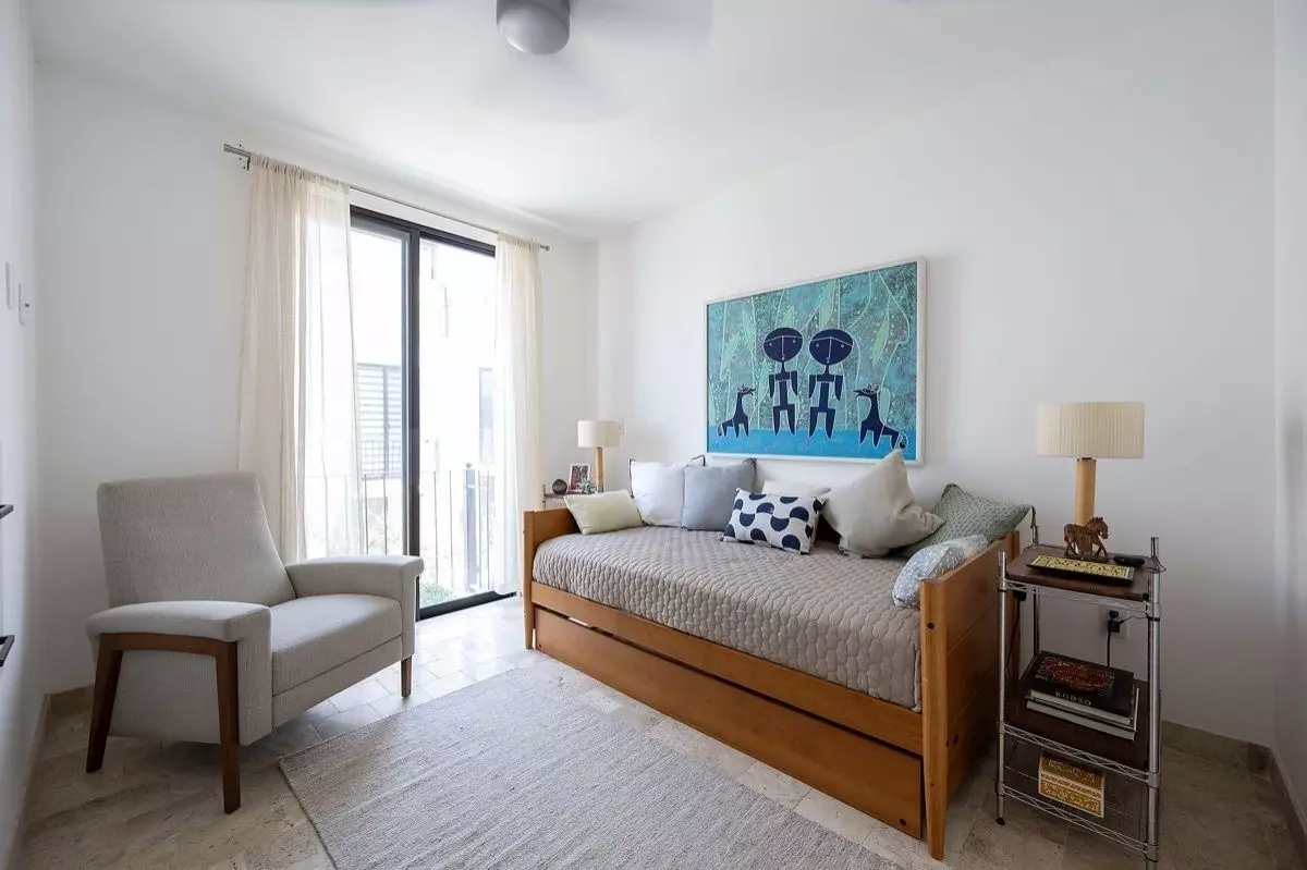 Casa Alegria — Atascadero (Arcos de San Miguel), San Miguel de Allende — photo 10 — bright, serene bedroom with terrace views