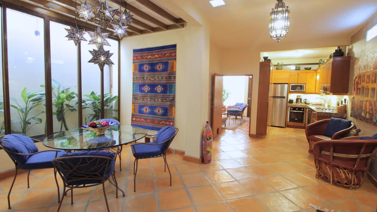 Casa San Antonio — San Antonio, San Miguel de Allende — bright, eclectic living space with authentic charm