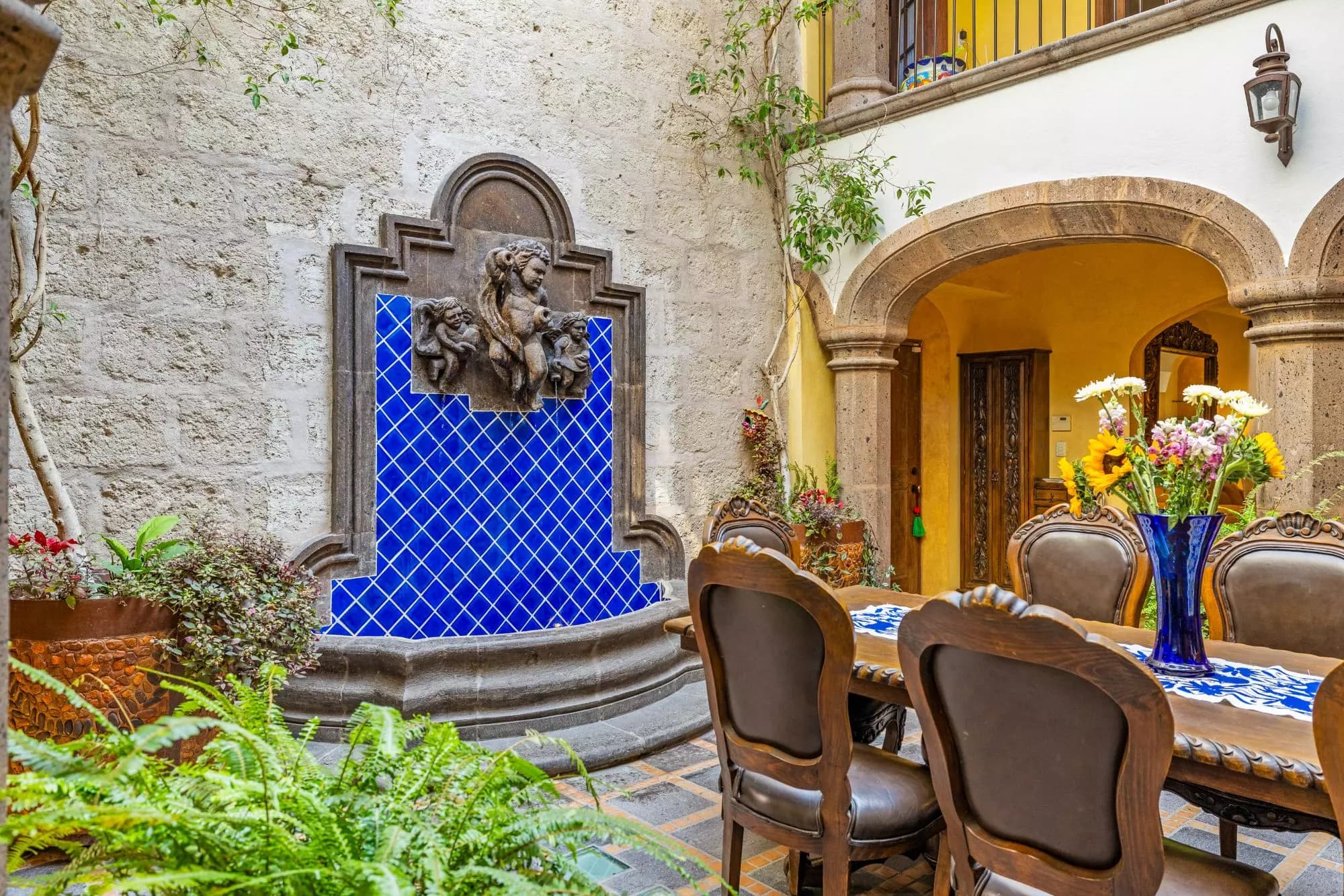 Casa Del Obraje — El Obraje, San Miguel de Allende — photo 16 — charming colonial courtyard with traditional aesthetics