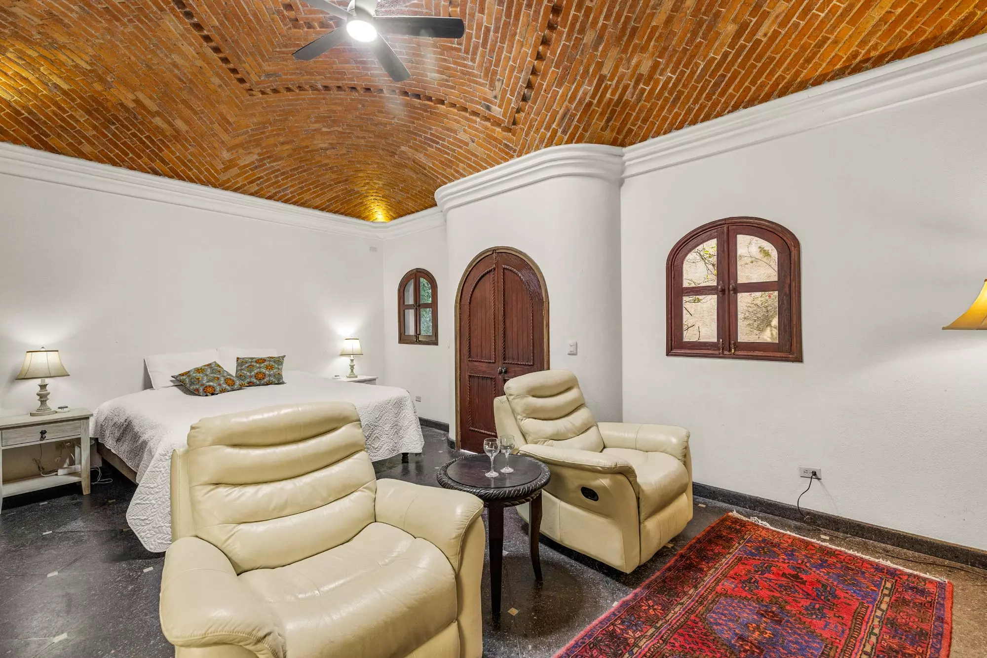 Casa Del Obraje — El Obraje, San Miguel de Allende — photo 28 — striking brick vault, refined comfort