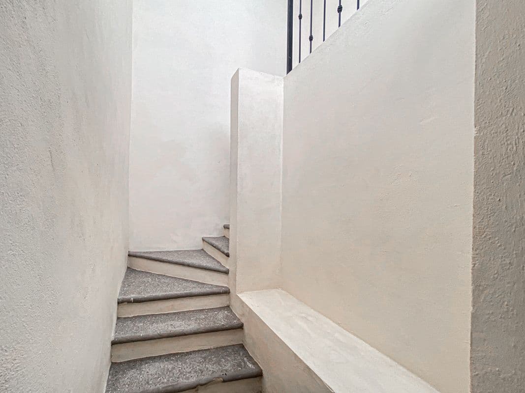 Casa Laura — Las Brisas, San Miguel de Allende — photo 15 — minimalist stairwell, pristine architectural elegance