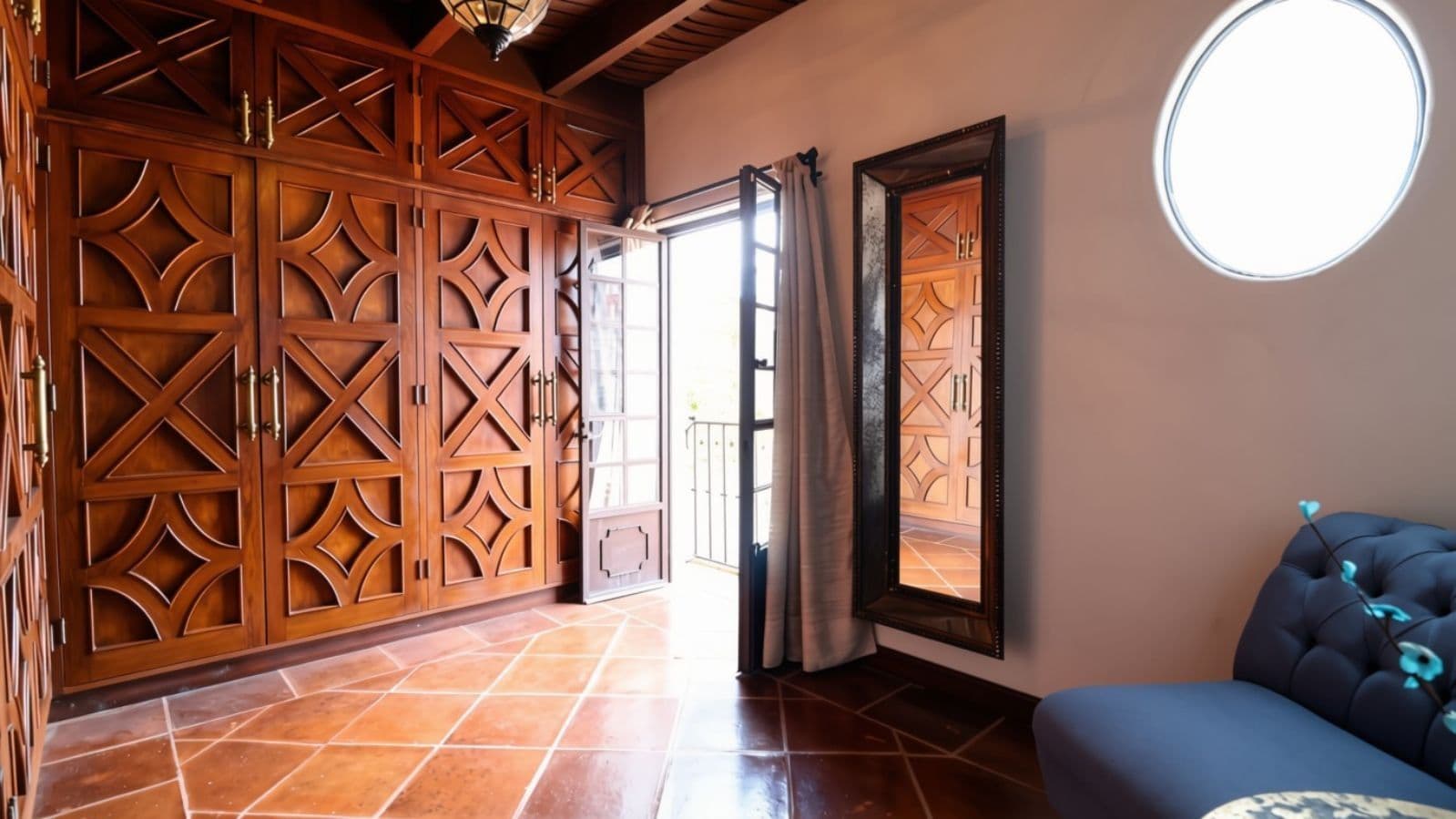 Casa Cocuchas — San Antonio, San Miguel de Allende — photo 15 — artisanal woodwork, luminous bedroom retreat