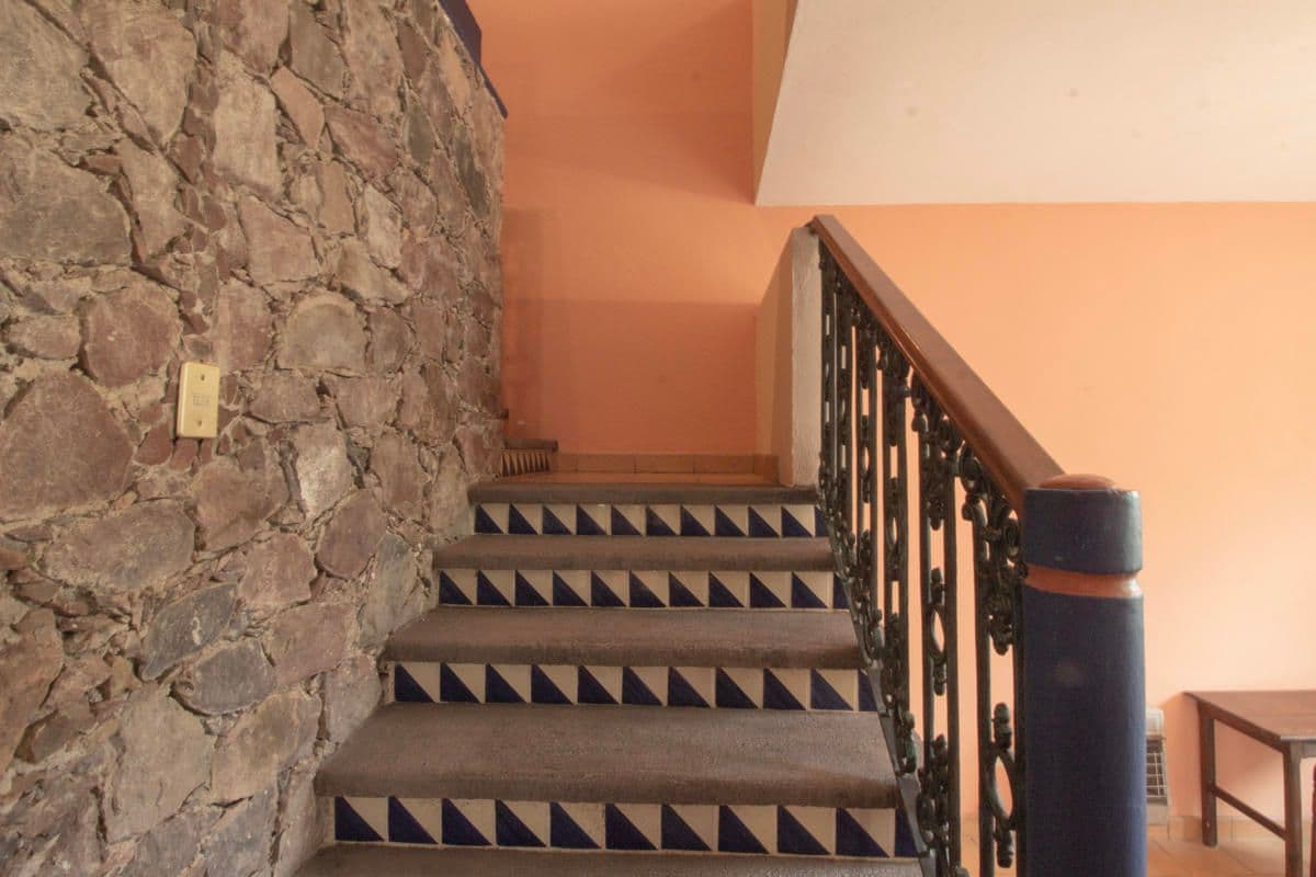 Condo for Sale in Santo Domingo, Atascadero — Centro, San Miguel de Allende — photo 6 — charming stone staircase, authentic architecture