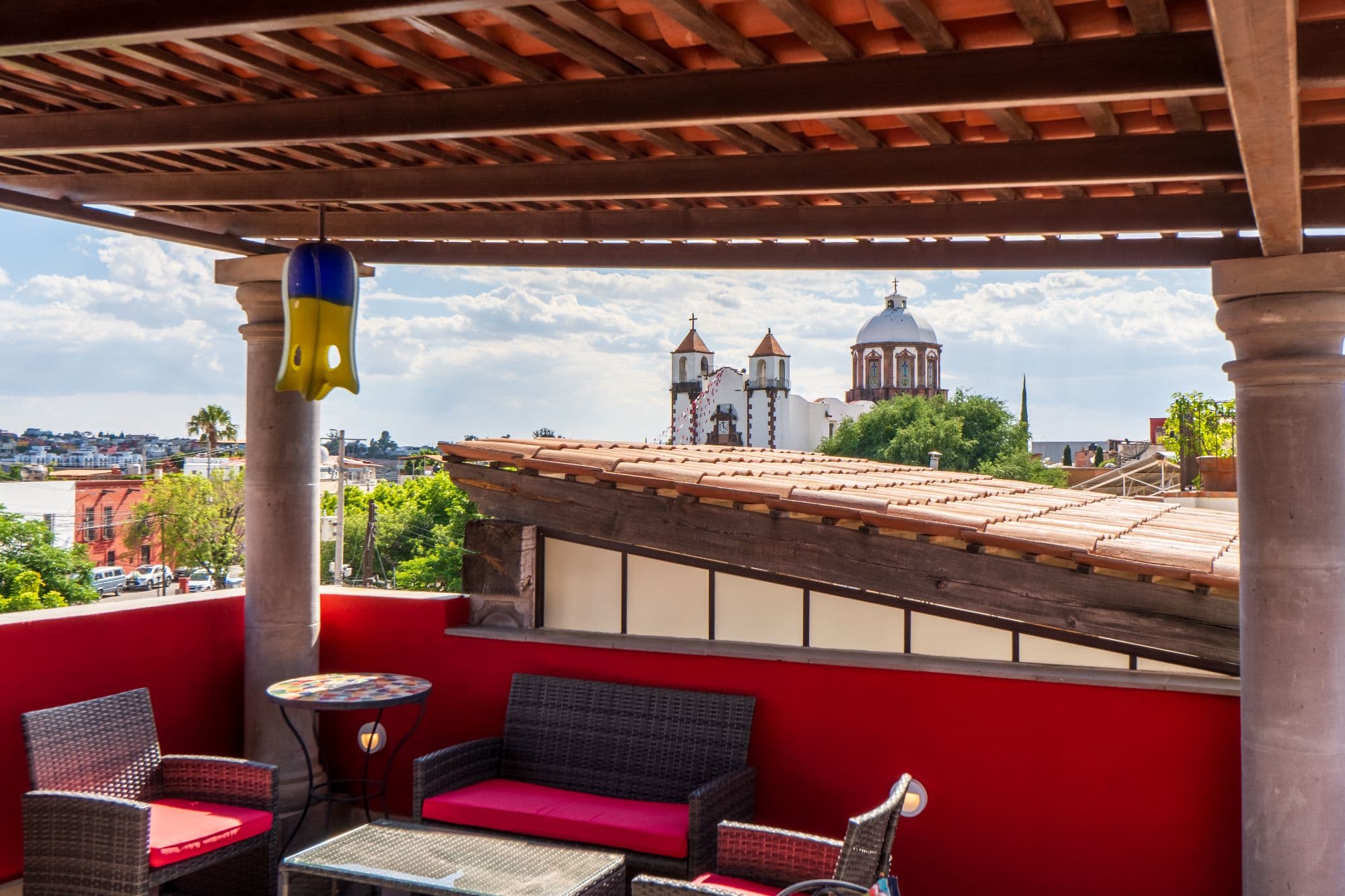 Casa Leslie — San Antonio, San Miguel de Allende — photo 15 — stunning rooftop terrace with iconic views