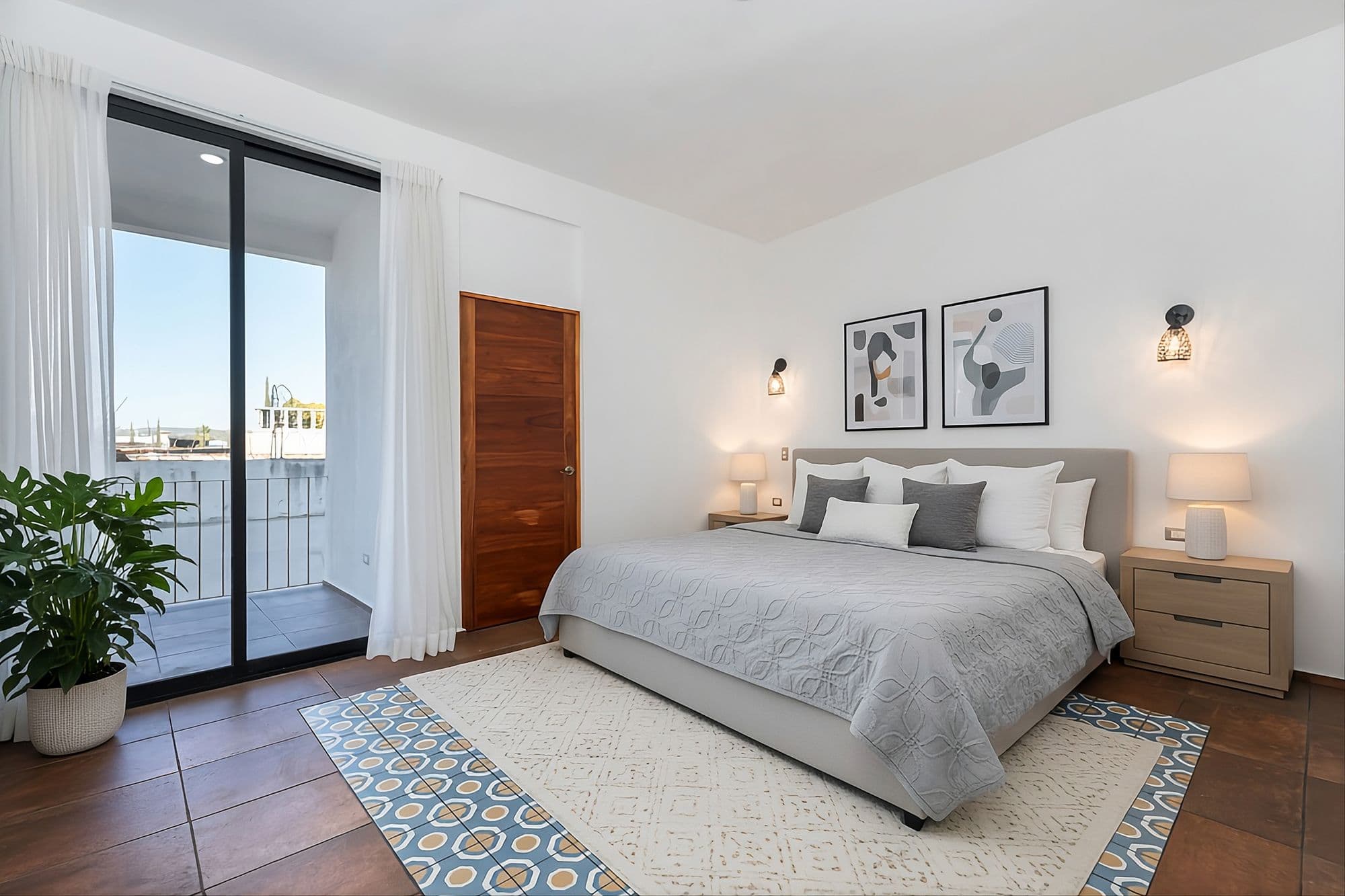 Casa Albor — La Palmita, San Miguel de Allende — photo 2 — waterfront master suite, serene elegance