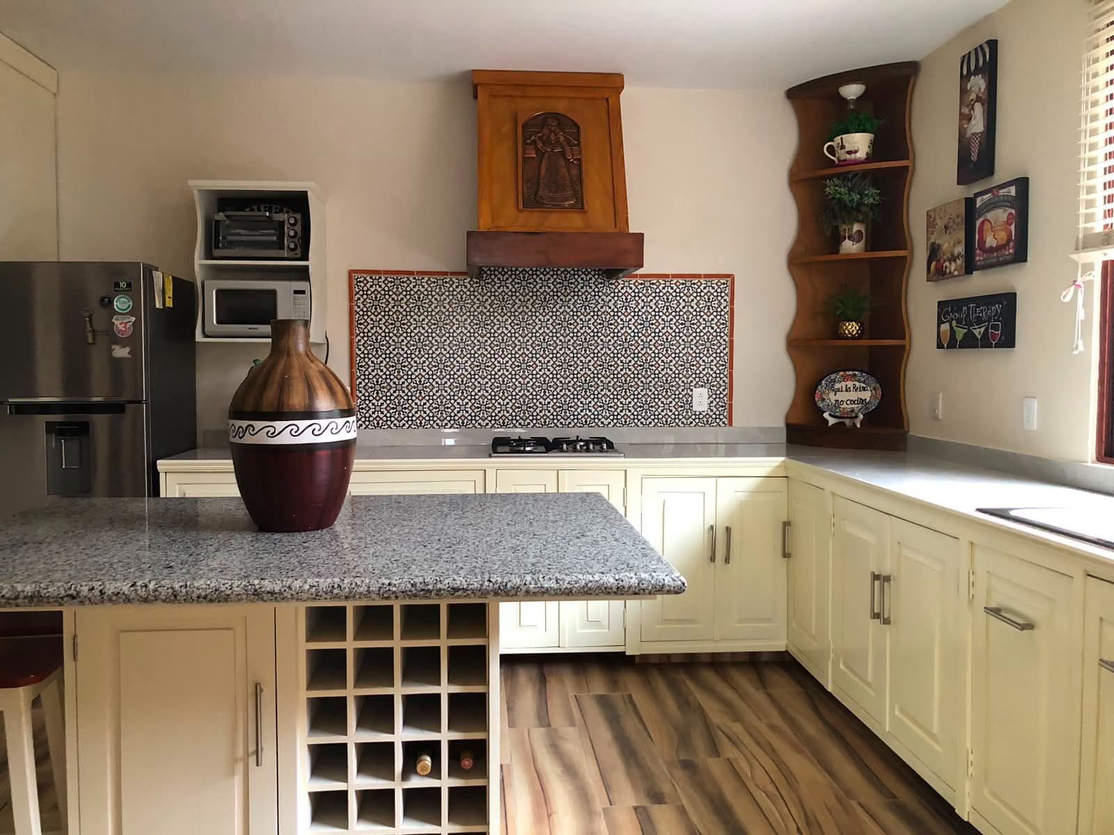 Casa Vista Carolina — Lindavista, San Miguel de Allende — photo 17 — elegant kitchen with artisanal details