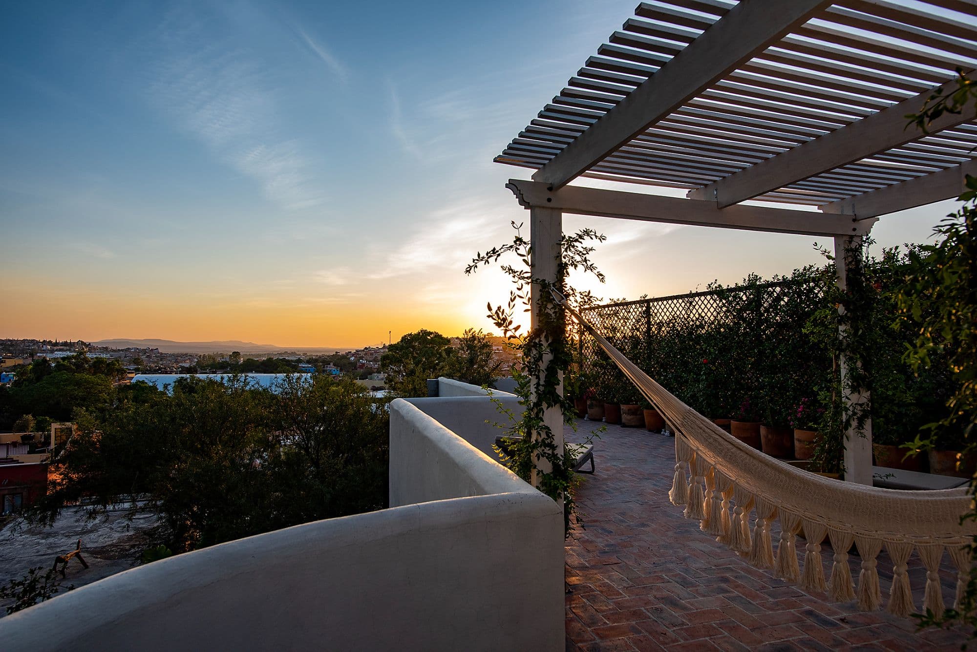 CASA CLARA — Centro, San Miguel de Allende — photo 23 — sunset views, bohemian rooftop sanctuary