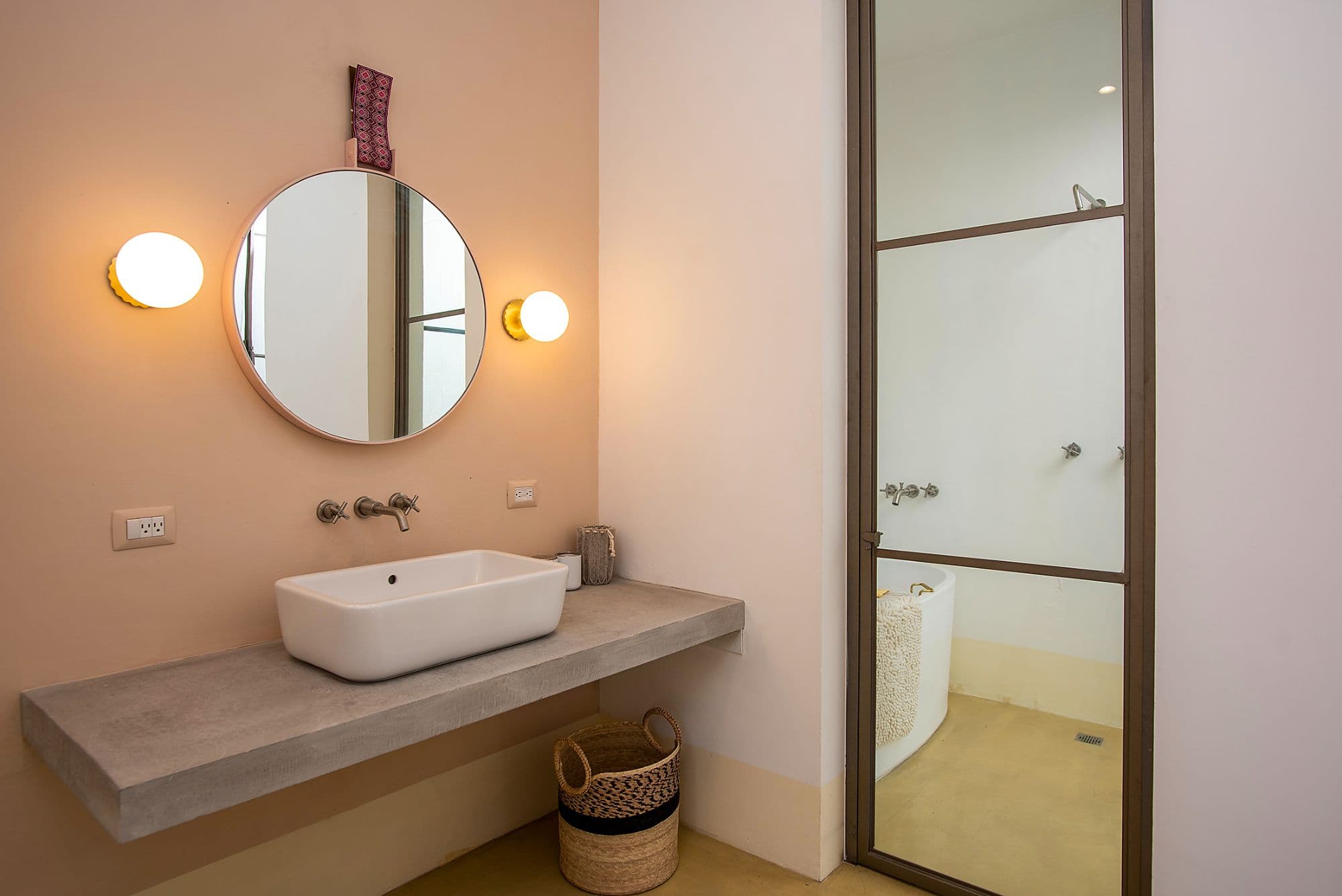 CASA CLARA — Centro, San Miguel de Allende — photo 13 — spa-inspired ensuite with warm ambiance
