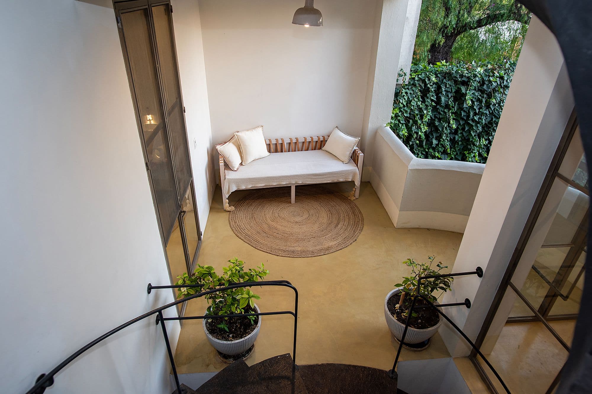 CASA CLARA — Centro, San Miguel de Allende — photo 25 — serene courtyard sanctuary with verdant views