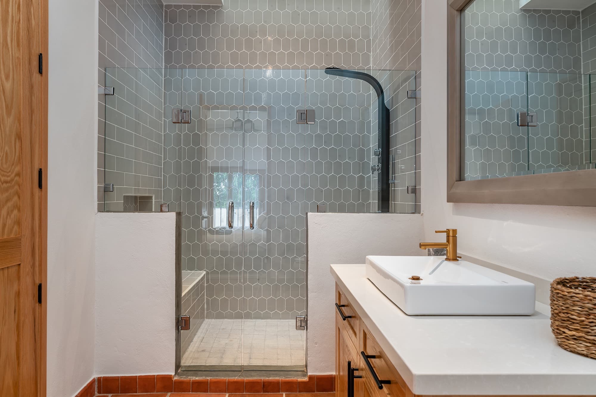 Recreo 70 — Centro, San Miguel de Allende — photo 13 — spa-inspired ensuite with designer finishes