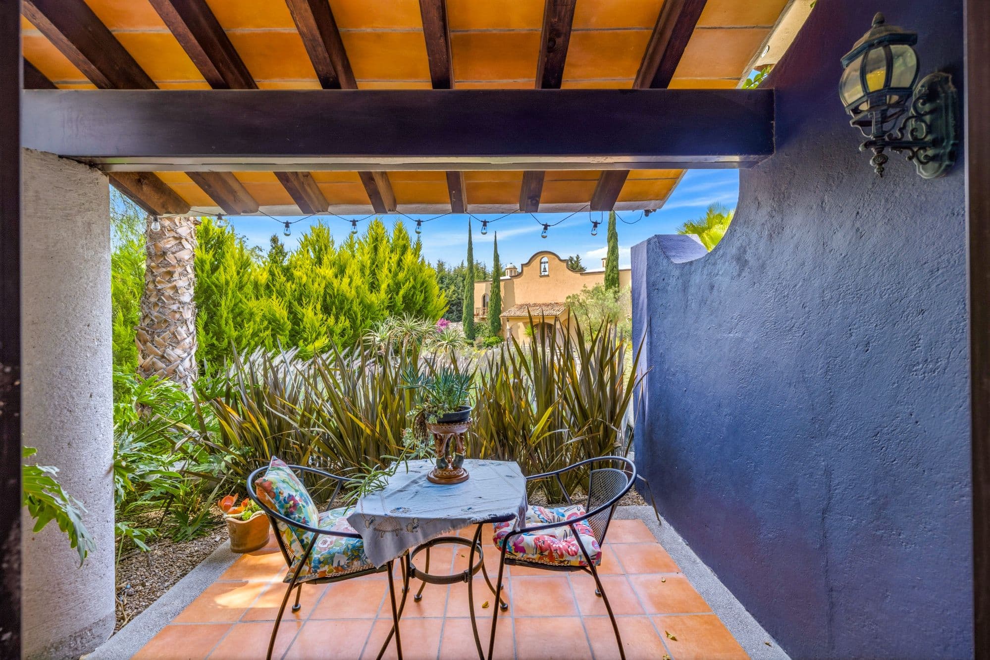 Casa Jardin Secreto — Los Labradores, San Miguel de Allende — photo 18 — charming courtyard oasis, vibrant colonial views
