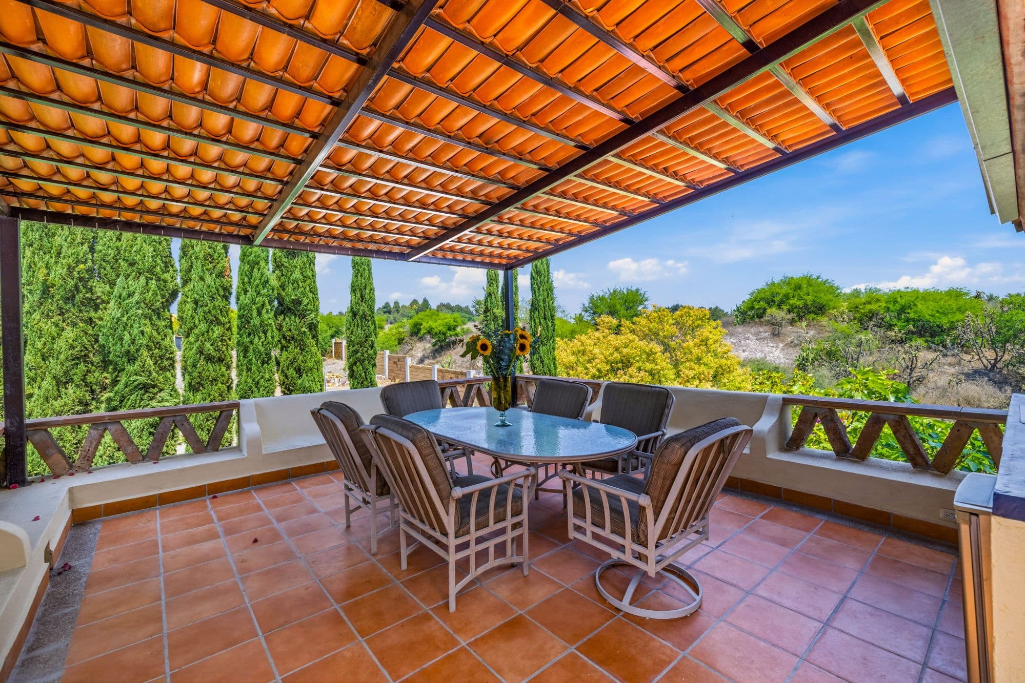 Casa Jardin Secreto — Los Labradores, San Miguel de Allende — photo 16 — elegant hilltop terrace with panoramic vistas