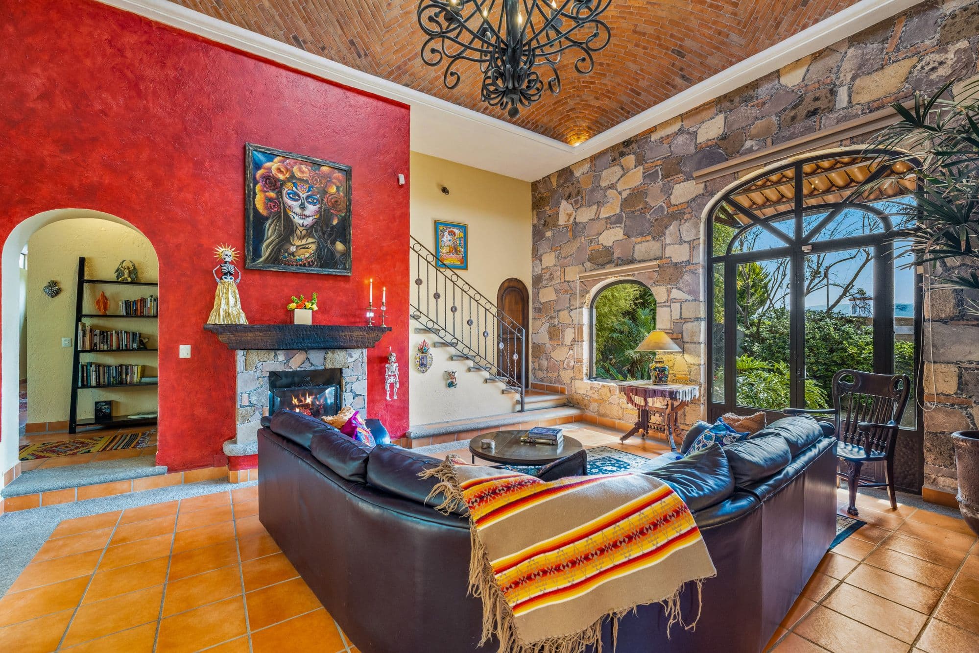 Casa Jardin Secreto — Los Labradores, San Miguel de Allende — photo 6 — vibrant colonial hacienda with soaring architecture