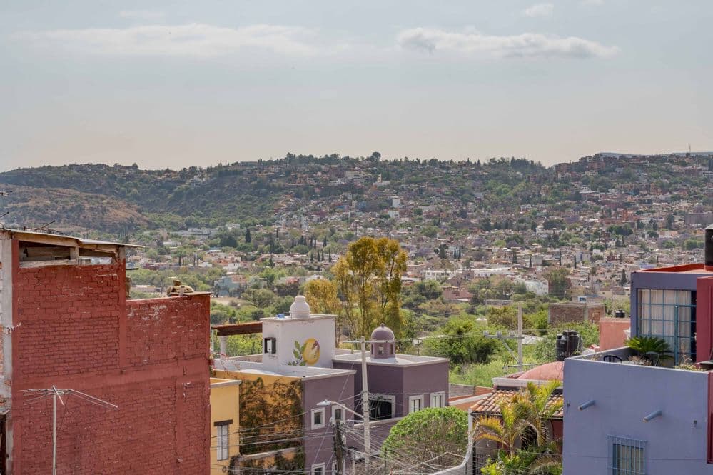 Duplex Fray Bartolome — Independencia, San Miguel de Allende — photo 15 — panoramic hillside views, vibrant colonial architecture