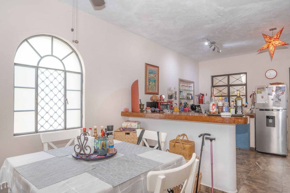 Duplex Fray Bartolome — Independencia, San Miguel de Allende — photo 18 — charming kitchen, abundant natural light
