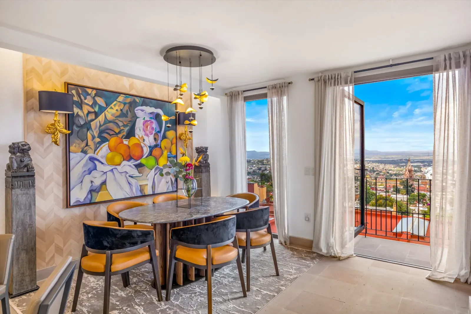 Casa Romana — Centro, San Miguel de Allende — photo 13 — panoramic views, sophisticated dining elegance