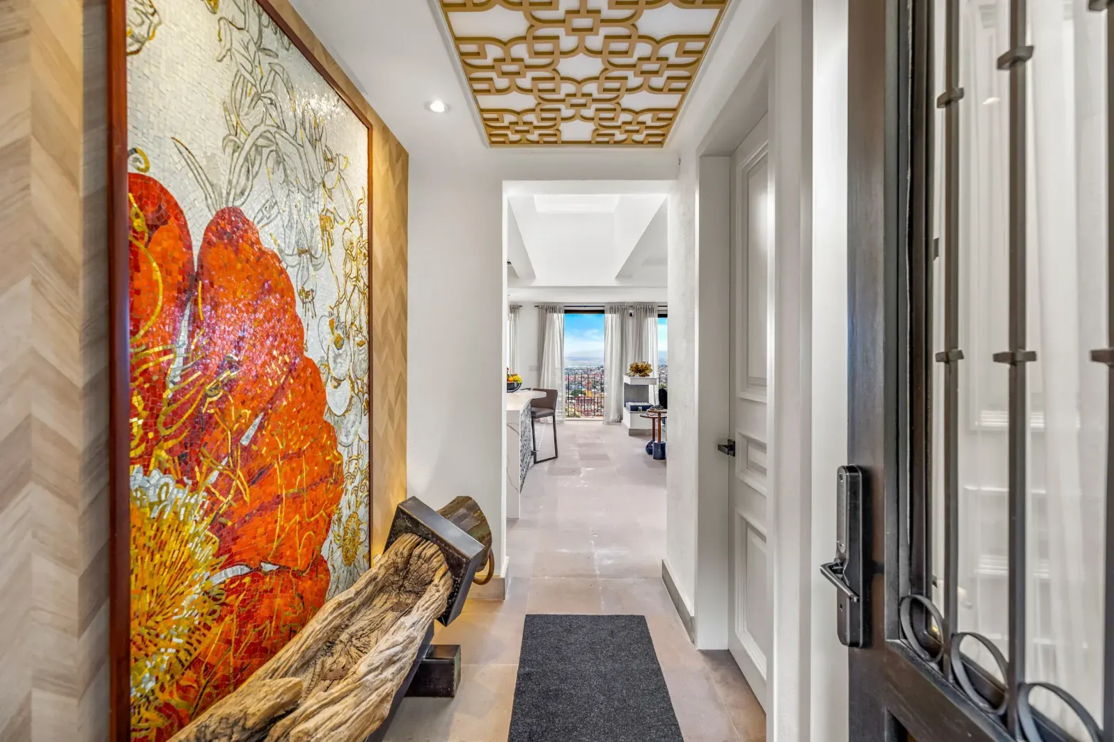Casa Romana — Centro, San Miguel de Allende — photo 4 — sophisticated entryway, curated art, skyline views