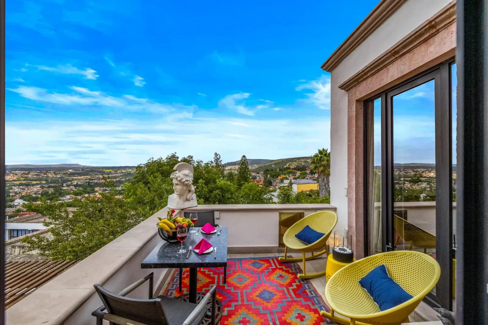 Casa Romana — Centro, San Miguel de Allende — photo 20 — panoramic hilltop terrace, curated elegance