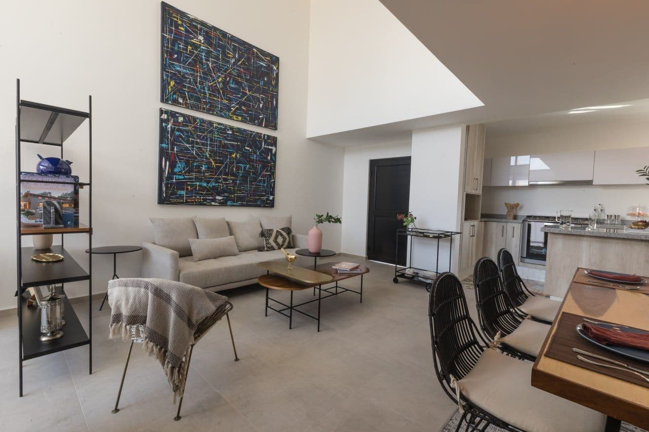 Oleo Picasso 8 — Zirándaro, San Miguel de Allende — photo 2 — contemporary open-plan living elegance